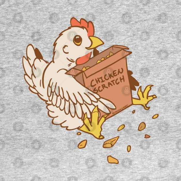 Chicken Scratch by birdninjaart